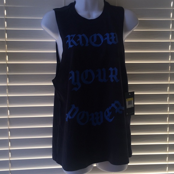 Nike small graphic tank “know your power” nwt! - Picture 4 of 4